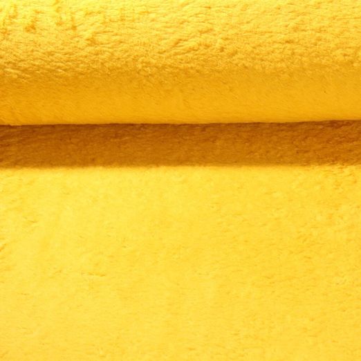 Polaire teddy Knut - Jaune soleil uni