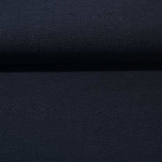 Tissu robes et blouses Valentina - Bleu marine foncé