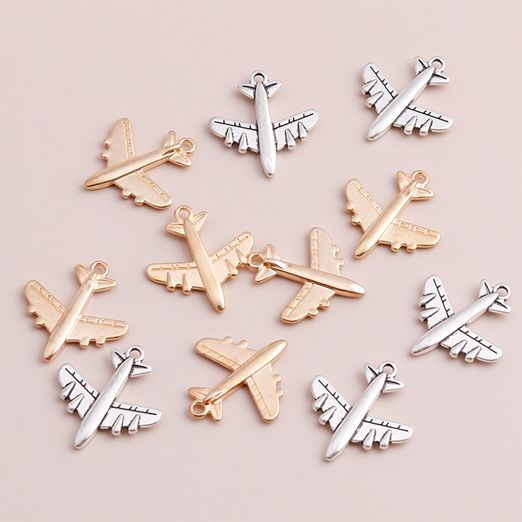Charm - pendentif - avion - 1 pièce Charm - pendentif - avion - 1 pièce