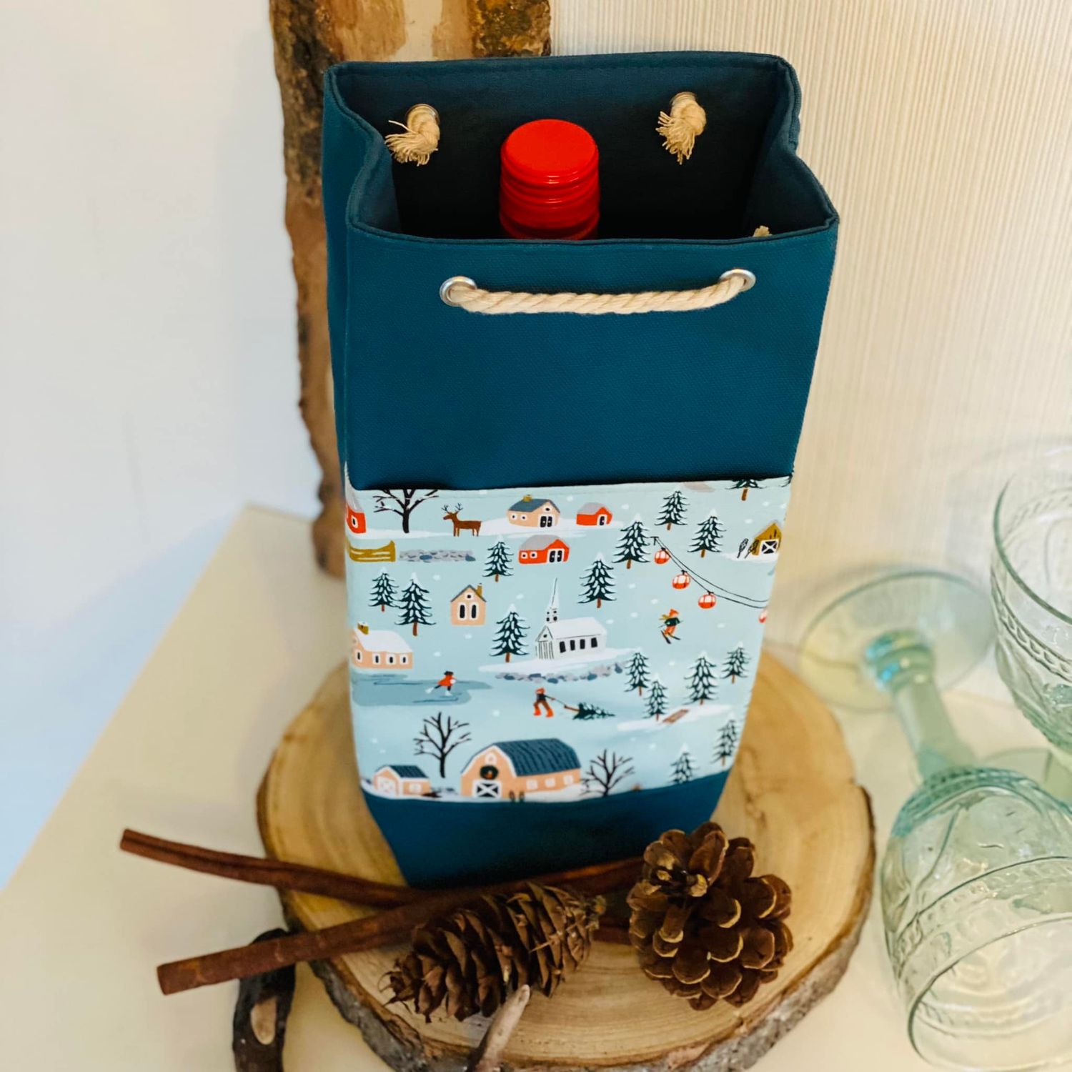 Freebook - Bottle und Present Bag - Schnittmuster eBook-3 Freebook - Bottle und Present Bag - Schnittmuster eBook-3
