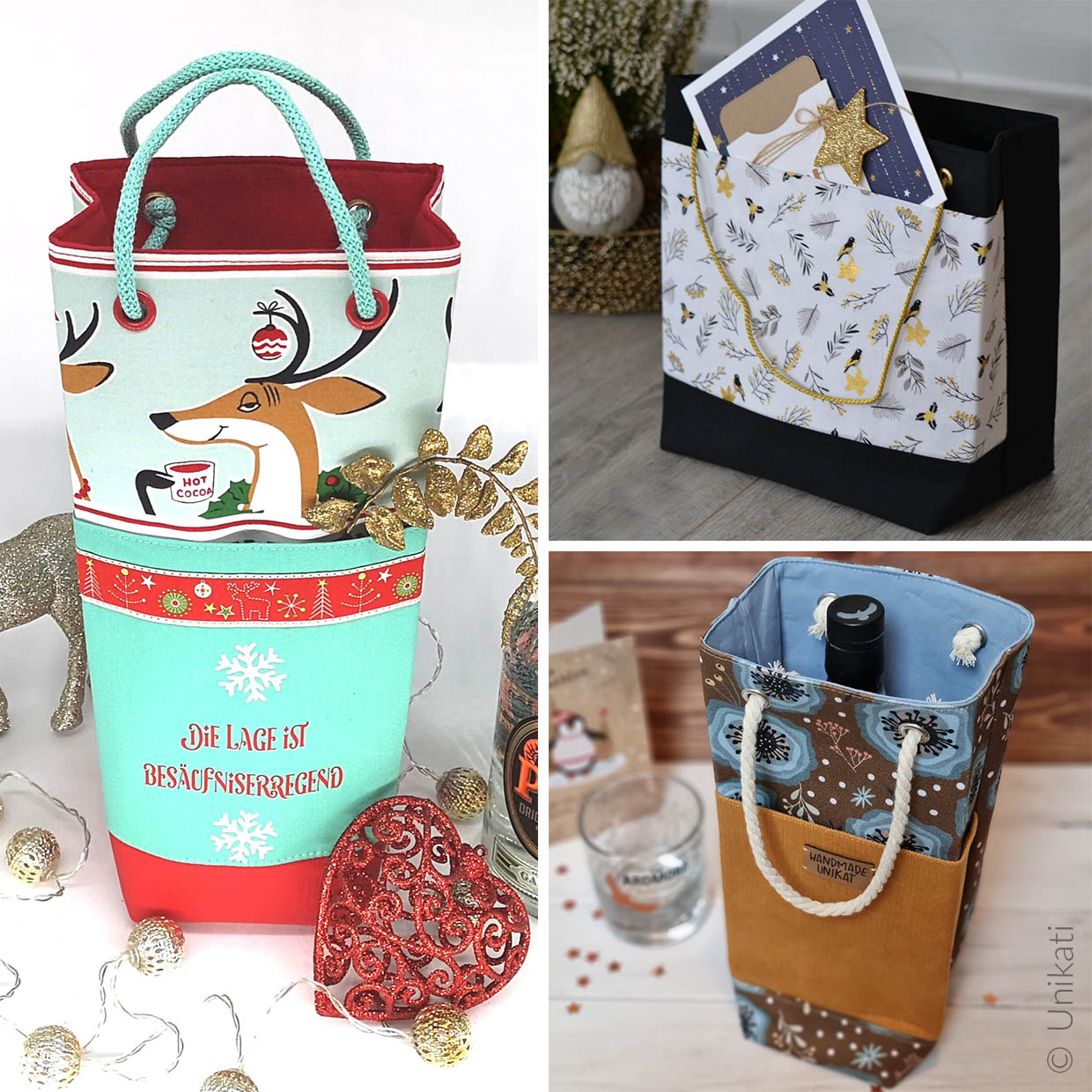Freebook - Bottle und Present Bag - Schnittmuster eBook-0 Freebook - Bottle und Present Bag - Schnittmuster eBook-0