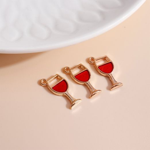Charm - Anhänger - Weinglas - 1 Stück Charm - Anhänger - Weinglas - 1 Stück