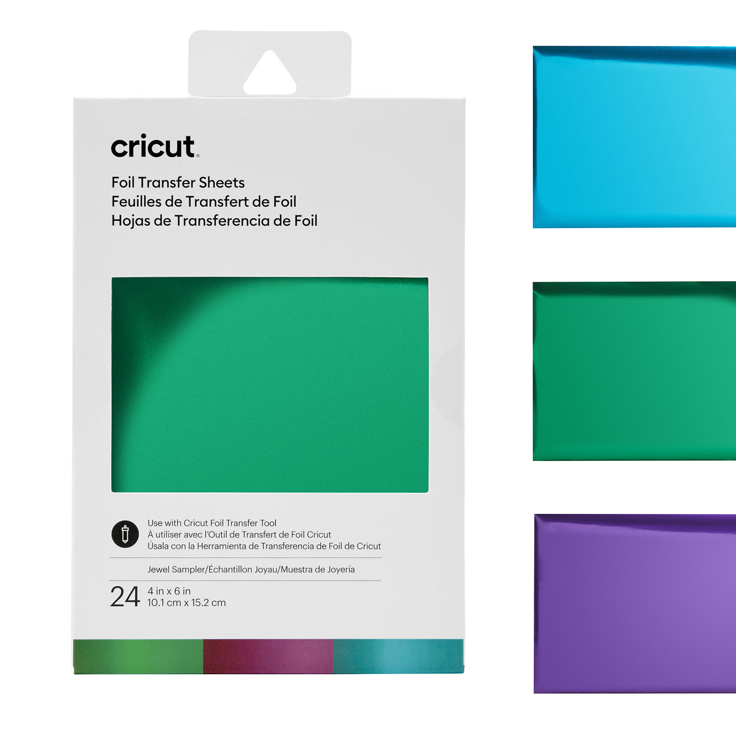 CRICUT Foil Transfer Sheets Sampler - 10,1 x 15,2cm - 24 Blatt-0 CRICUT Foil Transfer Sheets Sampler - 10,1 x 15,2cm - 24 Blatt-0
