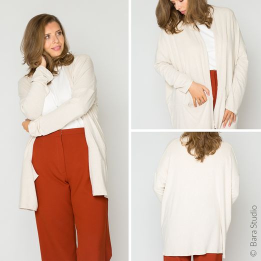 Cardigan - Isa - Schnittmuster eBook