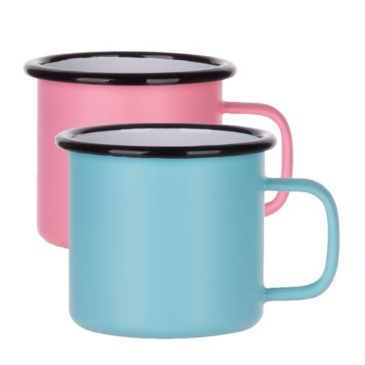 Emaille Tasse für Mug Press - bunt - 360ml Emaille Tasse für Mug Press - bunt - 360ml
