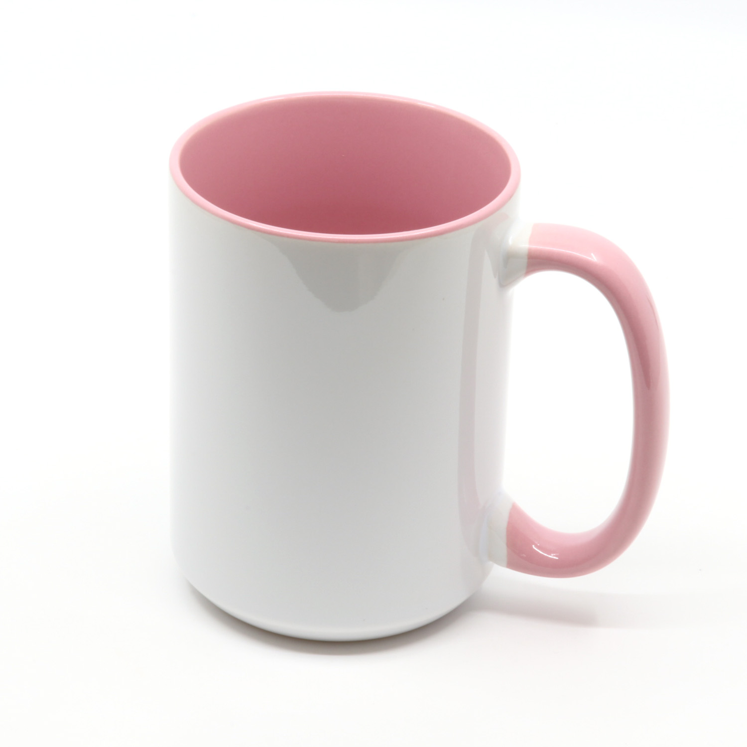 Keramiktasse mit buntem Henkel und Rand für Mug Press - 440ml-0 Keramiktasse mit buntem Henkel und Rand für Mug Press - 440ml-0