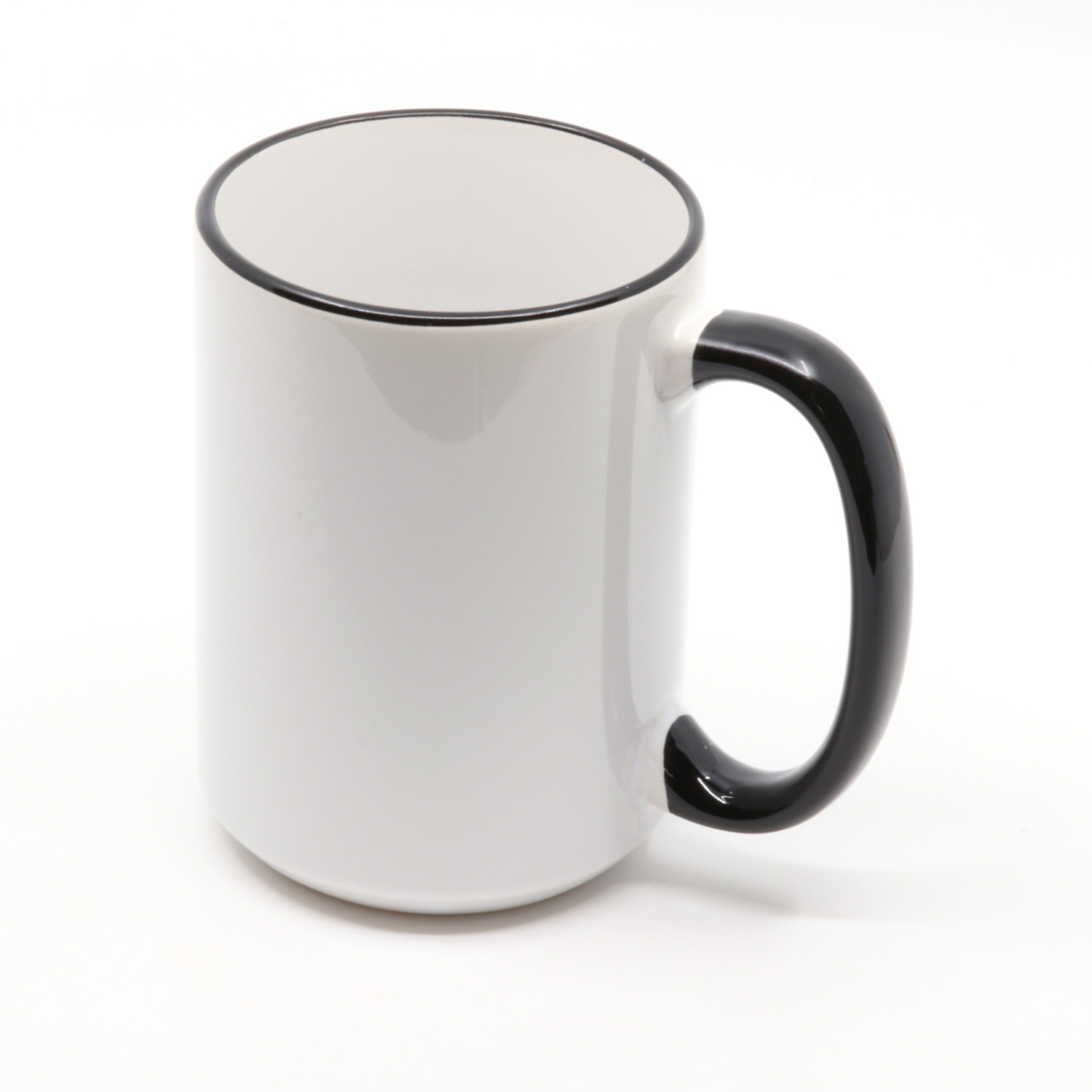 Keramiktasse mit buntem Henkel und Rand für Mug Press - 440ml-3 Keramiktasse mit buntem Henkel und Rand für Mug Press - 440ml-3