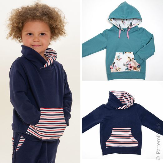 Sweatshirt Hoodie - FLY - Schnittmuster eBook