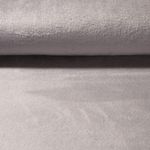 Kuschelfleece Lili - Uni Silbergrau