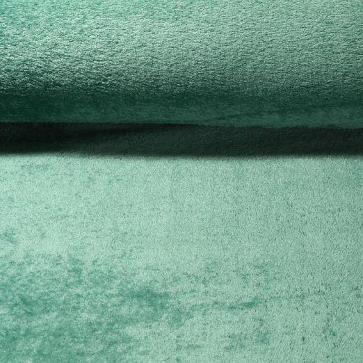Kuschelfleece Lili - Uni Grün