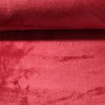 Kuschelfleece Lili - Uni Rot