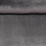 Kuschelfleece Lili - Uni Mausgrau