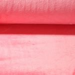 Kuschelfleece Lili - Uni Koralle