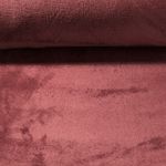 Kuschelfleece Lili - Uni Weinrot