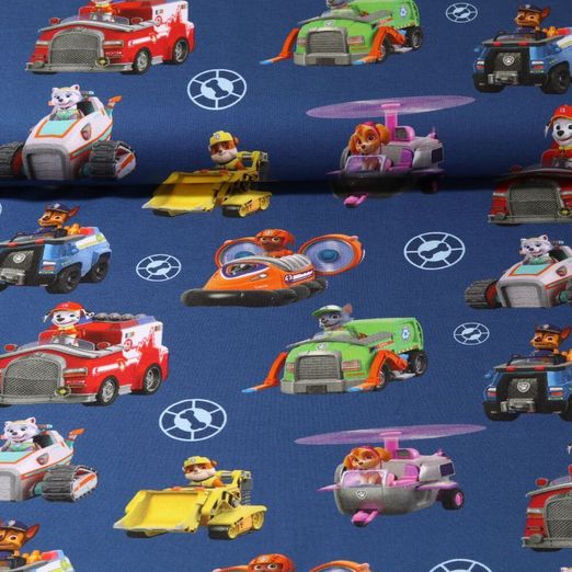 Jersey - Digital Druck Paw Patrol Mobil Blau