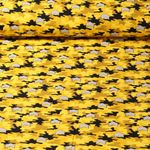 Baumwoll Popeline - Pfeile Camouflage Gelb