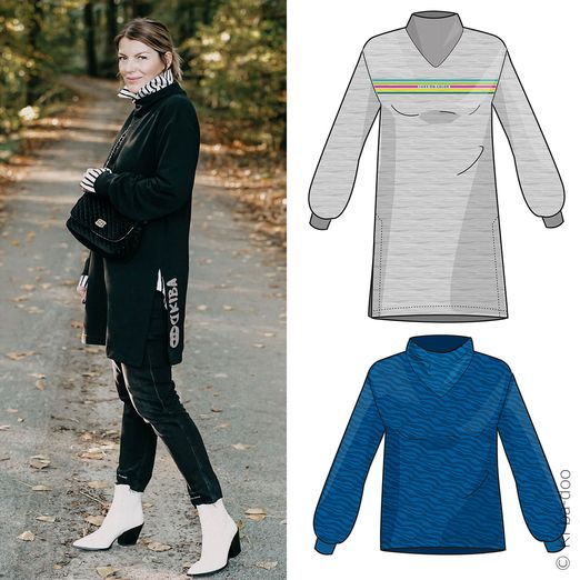 Sweater - Vivi - Schnittmuster eBook