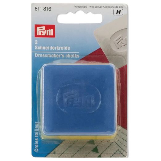 PRYM Craie de tailleur - Jaune/Bleu