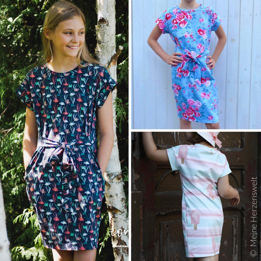 Kleid - meine Siena Mädchen - Schnittmuster eBook