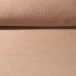 Polaire teddy lisse Matilda - brun clair uni