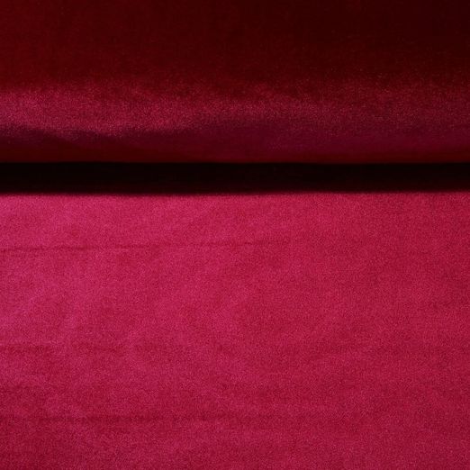 Panne de velours Helena - Rouge cardinal