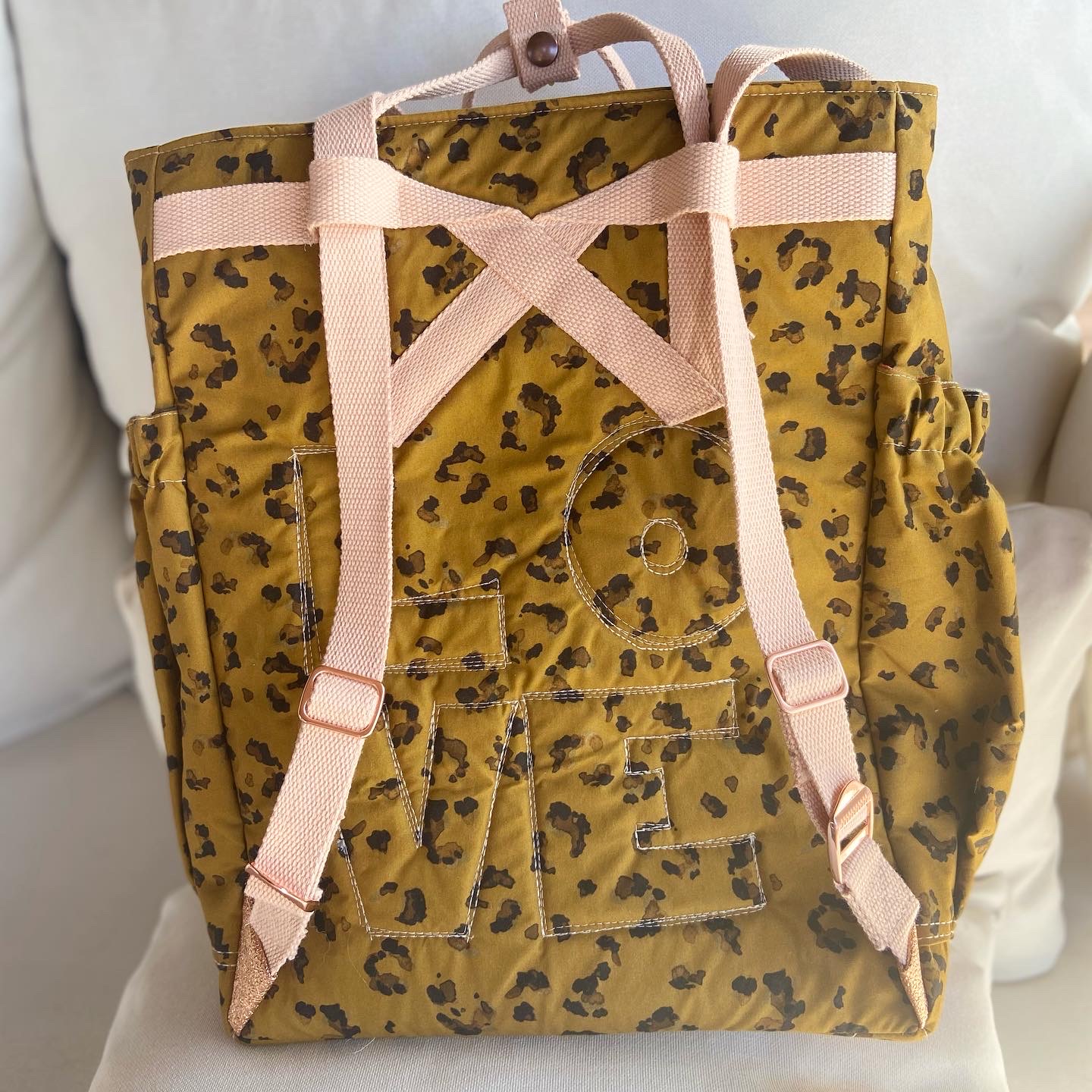 Fox Oilskin light - Leopard Print Ockerbraun-5 Fox Oilskin light - Leopard Print Ockerbraun-5
