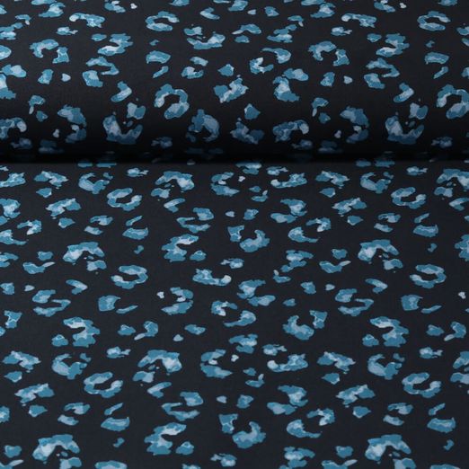 Fox Oilskin light - Leopard Print Navy