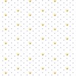 Jersey - Stampa a Foil Piccole Coroncine Bianco Viola Jersey - Stampa a Foil Piccole Coroncine Bianco Viola