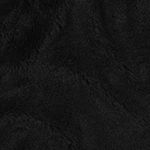 Teddy fleece - effen zwart