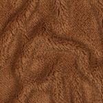Teddy fleece - effen camel