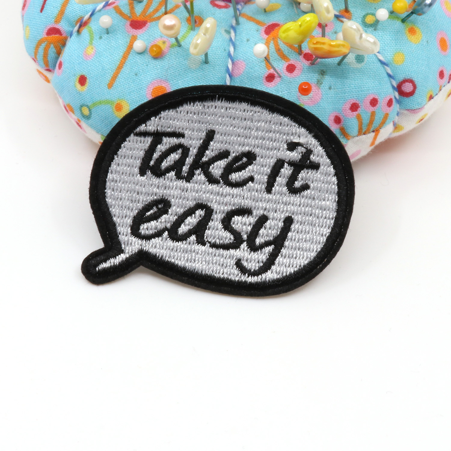 Ecusson thermocollant Take it easy-0 Ecusson thermocollant Take it easy-0