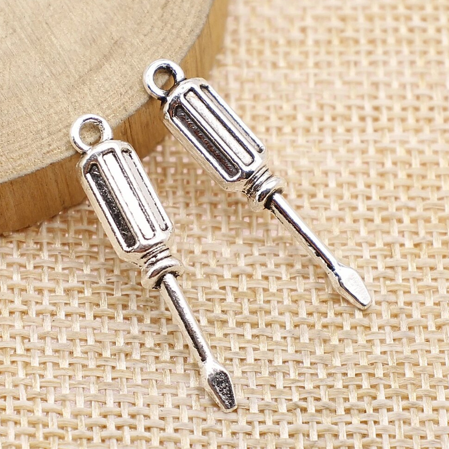 Charm - pendentif - tournevis - 1 pièce-0 Charm - pendentif - tournevis - 1 pièce-0