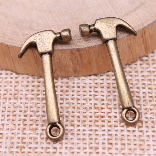 Charm - Anhänger - Hammer - 1 Stück