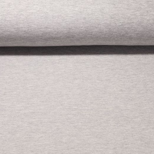 Sweat Daniel - French Terry gratté Gris clair 651