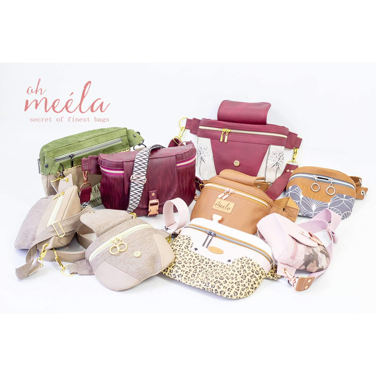 Bauchtasche - ohSnapliii Kombi - Schnittmuster eBook-2 Bauchtasche - ohSnapliii Kombi - Schnittmuster eBook-2