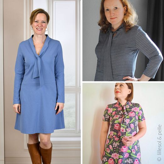 Schluppenkleid und Shirt - Cinta- Schnittmuster eBook