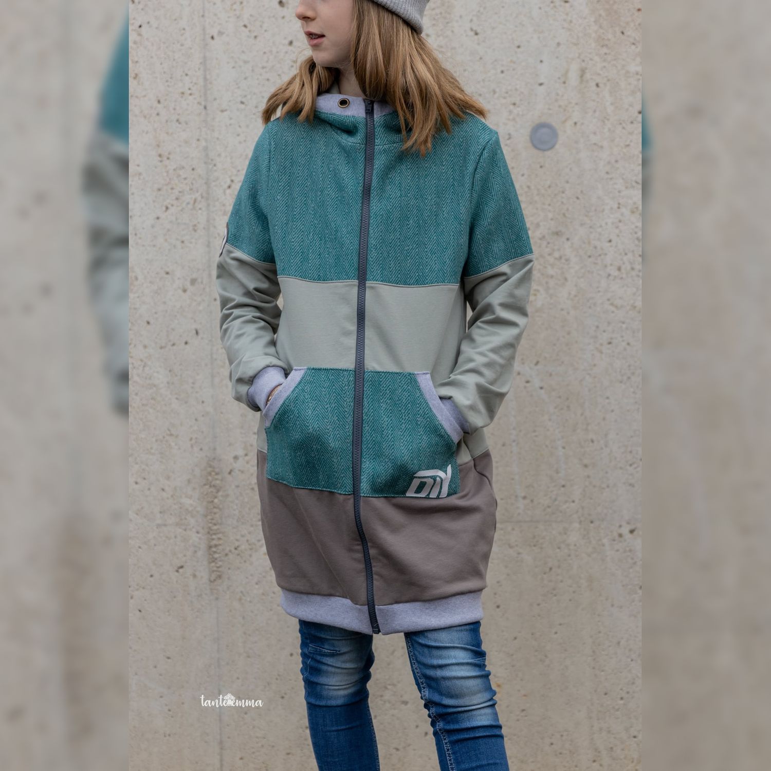 Sweatjacke Kinder - Clara - Schnittmuster eBook-6 Sweatjacke Kinder - Clara - Schnittmuster eBook-6