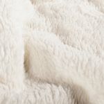Teddy fleece – jednobarevný krémový Teddy fleece – jednobarevný krémový