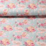Jersey - Digitaldruck Rosenballerina Mint