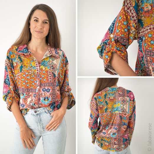 Oversize Bluse - PALOMA - Schnittmuster eBook