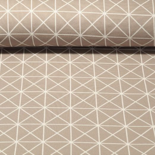 Sweat - Hamburger Liebe Jacquard Wonderland CROSS SQUARE Beige