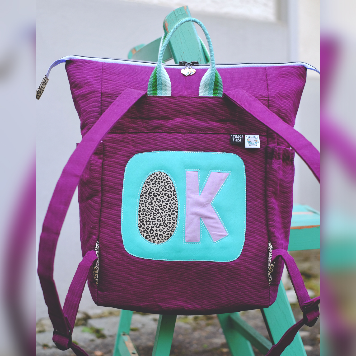 Rucksack 'Nordika' von radiokopf_handmade *Taschenstar*-1 Rucksack 'Nordika' von radiokopf_handmade *Taschenstar*-1