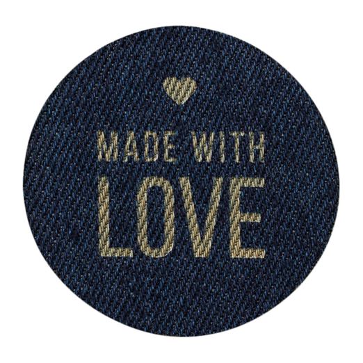 Ecusson thermocollant Made with love Jeans