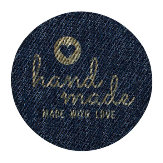Ecusson thermocollant Handmade with love Jeans Ecusson thermocollant Handmade with love Jeans