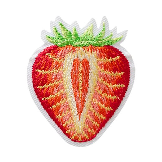 Ecusson thermocollant Demi fraise Ecusson thermocollant Demi fraise