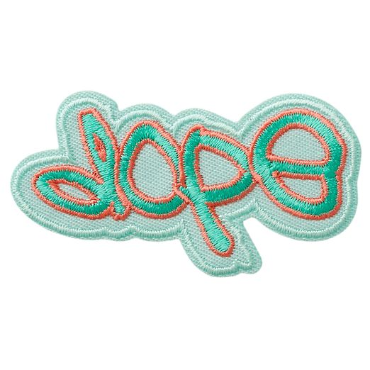 Ecusson thermocollant Dope Vert menthe Ecusson thermocollant Dope Vert menthe