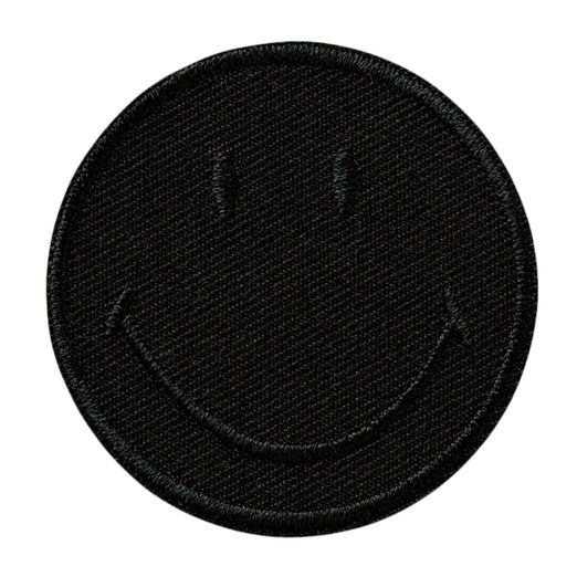 Ecusson thermocollant Smiley© Noir