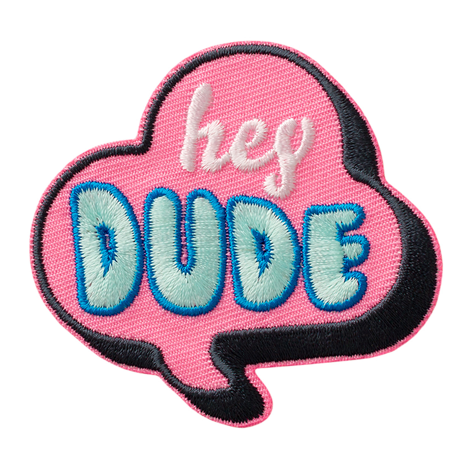Ecusson thermocollant Hey Dude Rose vif-0 Ecusson thermocollant Hey Dude Rose vif-0