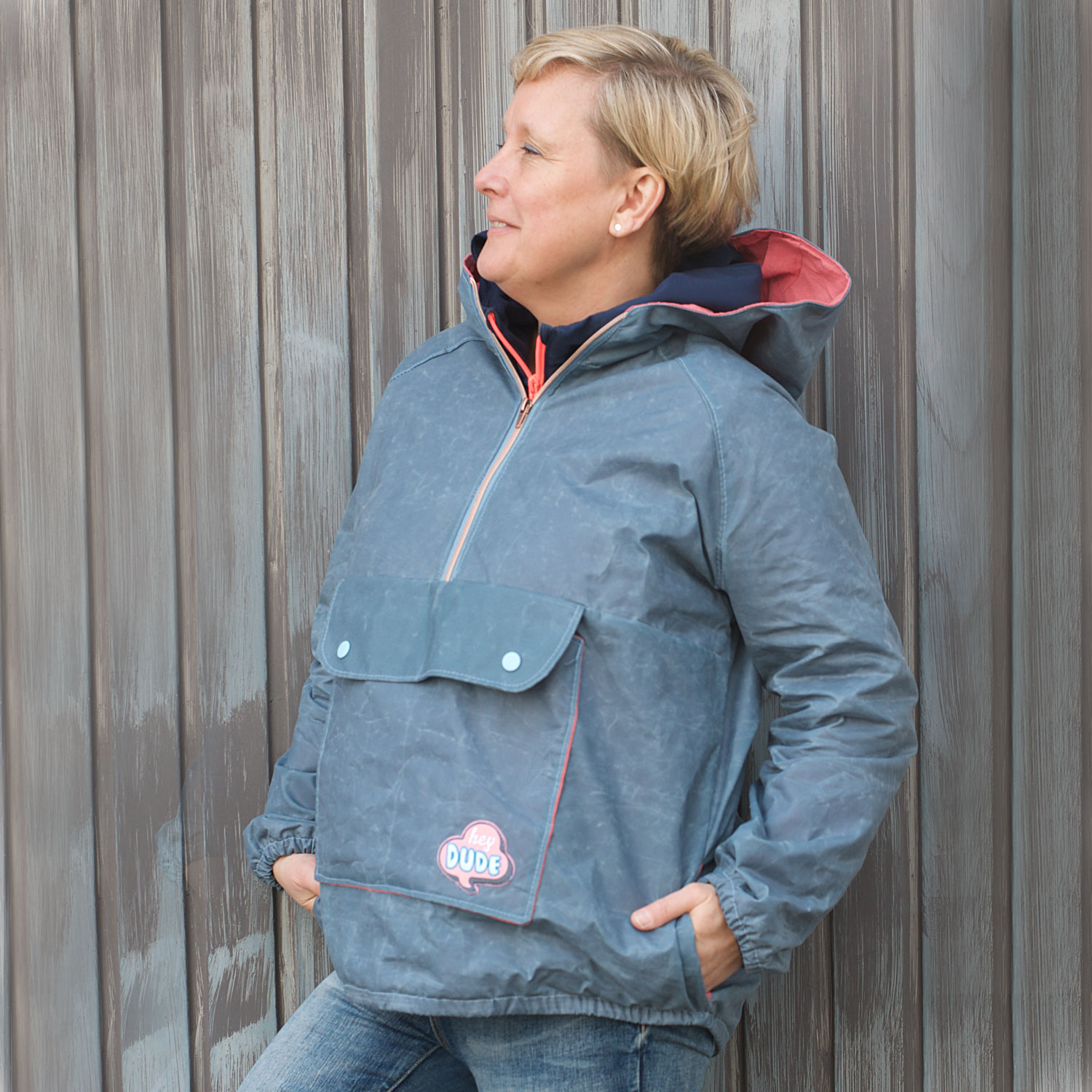 Ecusson thermocollant Hey Dude Rose vif-1 Ecusson thermocollant Hey Dude Rose vif-1