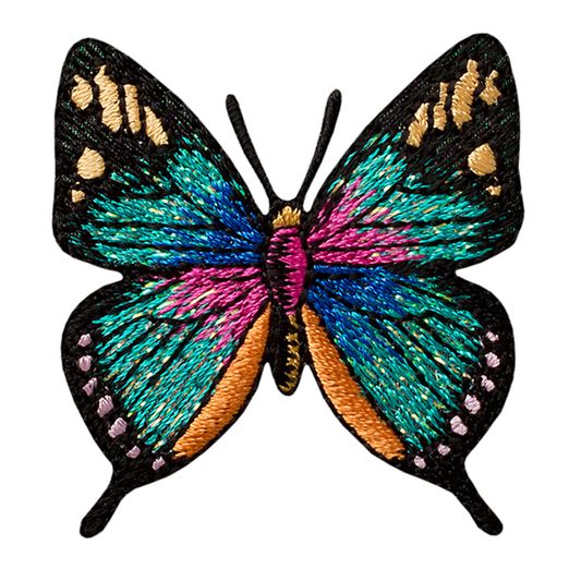 Ecusson thermocollant Papillon brillant